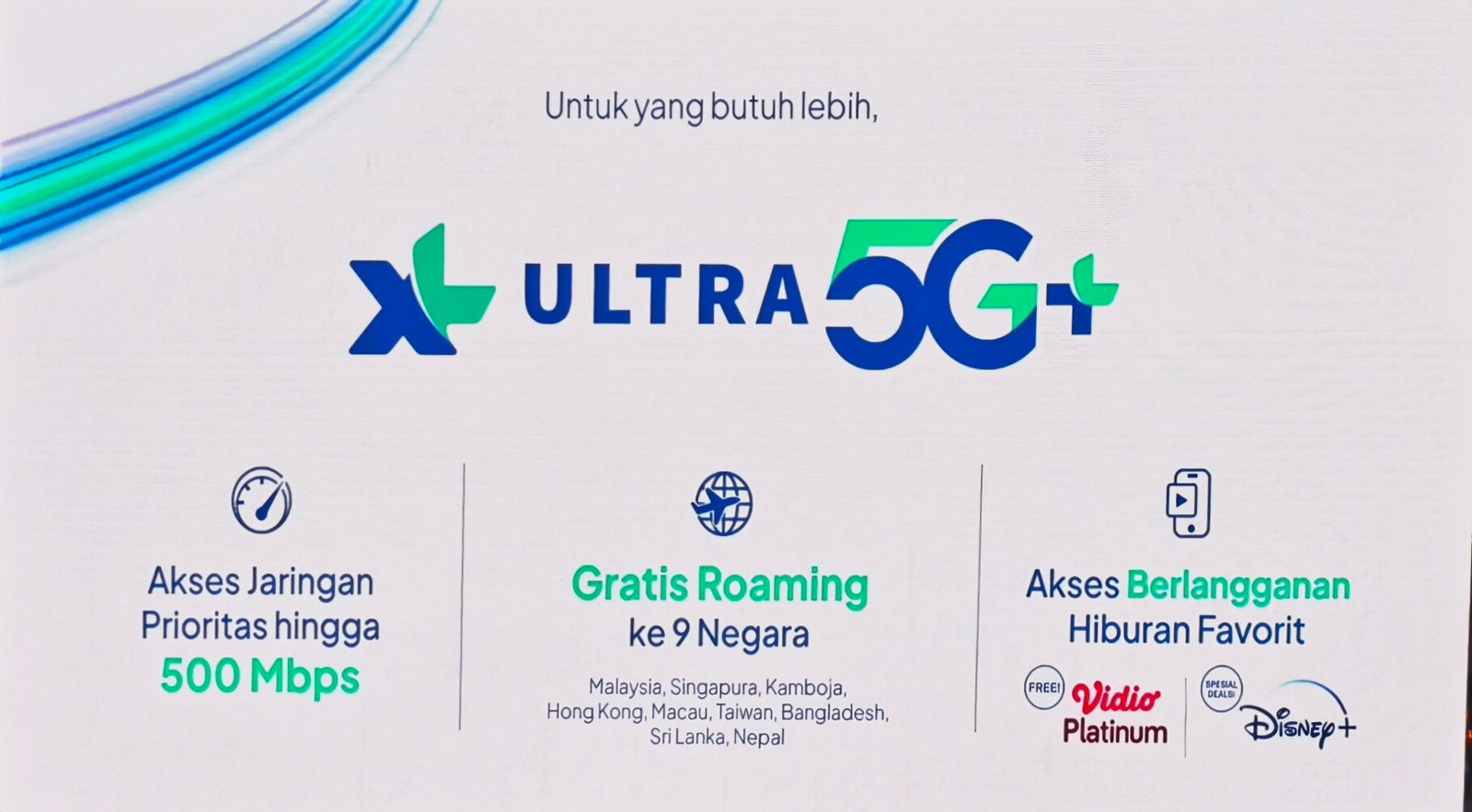 XL menghadirkan XL Ultra 5G+, layanan jaringan generasi kelima yang menawarkan kecepatan hingga 500 Mbps/Foto : Dok. XL