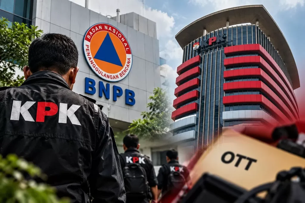 Komisi Pemberantasan Korupsi (KPK) menangkap 14 orang dalam operasi tangkap tangan (OTT) di lingkungan Badan Nasional Penanggulangan Bencana (BNPB), Selasa (13/10)/Foto : Ilustrasi Dok. Istimewa