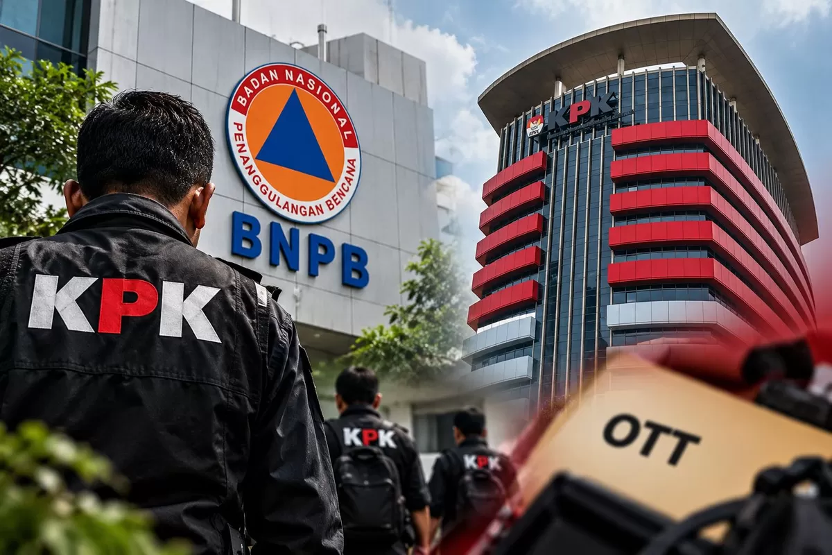 Komisi Pemberantasan Korupsi (KPK) menangkap 14 orang dalam operasi tangkap tangan (OTT) di lingkungan Badan Nasional Penanggulangan Bencana (BNPB), Selasa (13/10)/Foto : Ilustrasi Dok. Istimewa