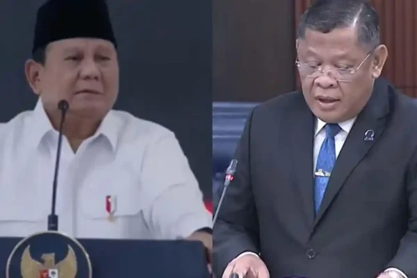 Anggota parlemen Malaysia, Kalam Salan, saat mengkritik Prabowo soal Karhutla dalam agenda sidang Dewan Rakyat Malaysia, Rabu (21/10) lalu/Foto : Dok. Istimewa