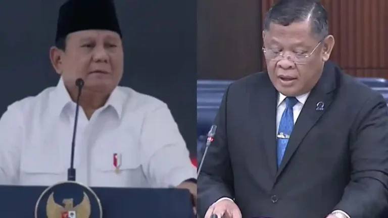 Anggota parlemen Malaysia, Kalam Salan, saat mengkritik Prabowo soal Karhutla dalam agenda sidang Dewan Rakyat Malaysia, Rabu (21/10) lalu/Foto : Dok. Istimewa