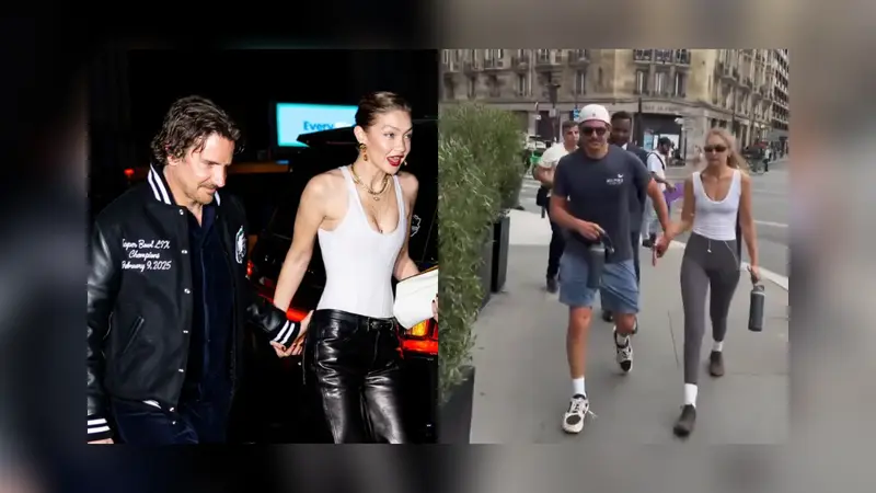 Rumor pernikahan Bradley Cooper dan Gigi Hadid kembali mencuat setelah pasangan Hollywood tersebut terlihat mengenakan cincin emas yang serasi saat menikmati kencan di Paris, Prancis/Foto : Dok. WIO News
