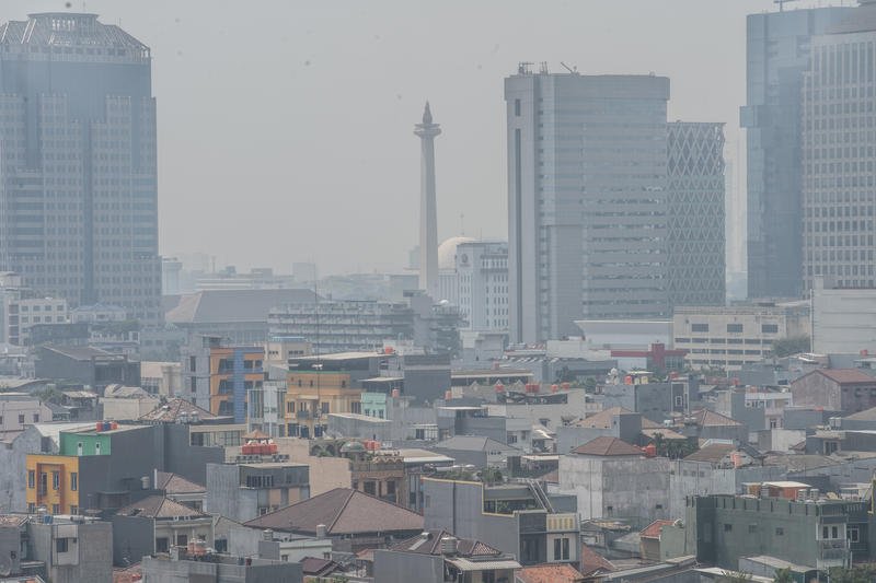 Kualitas udara Jakarta kembali memburuk pada Rabu (7/10) pagi, bahkan menjadi yang terburuk kelima di dunia menurut data IQAir/Foto : Dok. Istimewa