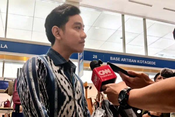 Wapres Gibran Rakabuming Raka usai membuka pameran INACRAFT di Jakarta, Rabu (7/10)/Foto : Dok. Istimewa